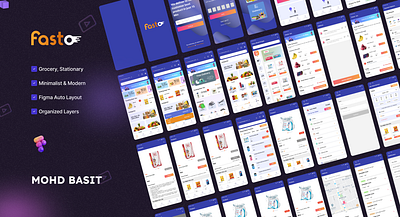 Fasto app branding design illustration logo typography ui userinterface vector website
