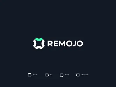 Remojo Branding abstract bold brand branding icon logo logomark logotype modern mojo remojo simple