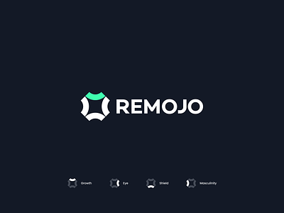 Remojo Branding abstract bold brand branding icon logo logomark logotype modern mojo remojo simple