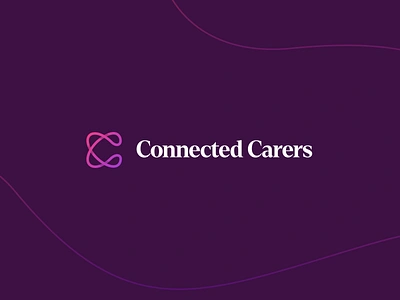 Connected Carers Branding brand branding c caretaker caring health letter c logo logomark logotype love medical modern simple support