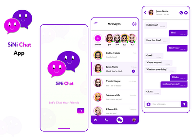 Chatting App app design ui ux