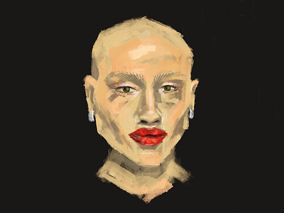 Face character design follow illustration personage portrait