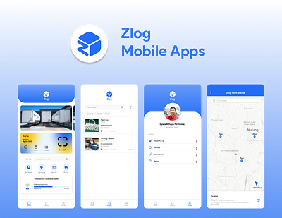 Logistic App Zlog branding graphic design location log logistic logistic mobile logistics logistik logistik mobile logo mobile apps track tracking ui uiux