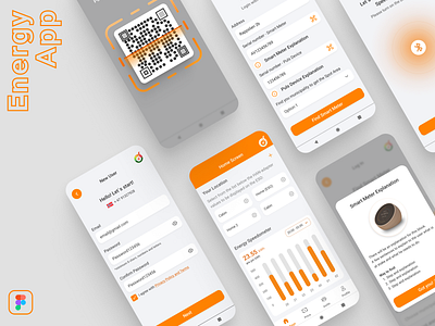 App Design: Energy Speedometer android app application bluetooth connection energy idea ios profile settings smart home speedometer