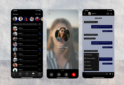 Chat Mobile App ui