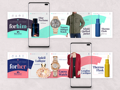 Main Street Complex Valentine's Campaign Carousels beagleworks brand branding design freelancer graphic designer illustration logo malta ui vector