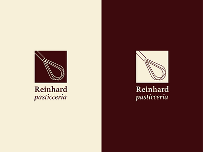 Reinhard Pasticceria - Logo Design Proposal bakery bakery logo branding cake cake shop classic bakery classic logo design graphic design identity illustration jam label design logo logo design modular logo typography vector visual design whisk