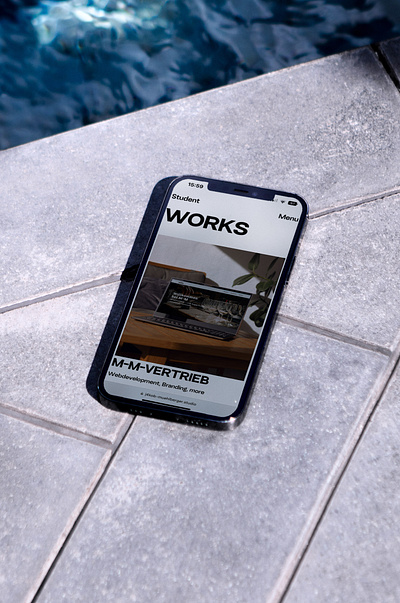 Works Section of my Portfolio design graphic design ui