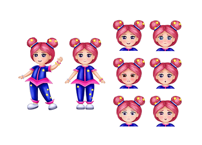 Character design angry book book illustration character character design children crying design emotions girl happiness illustration illustrator loveless photoshop sadly smile space star