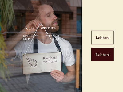 Reinhard Pasticceria - Logo Design Proposal bakery bakery logo brand identity branding cake cake shop classic bakery classic logo design graphic design identity jam label design logo logo design modular logo typography vector visual design whisk