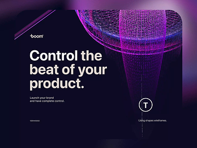 Control the beat of your product 3d animation branding illustration motion graphics product design spline 3d ui website