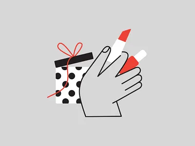 Hand Illustration appillustration black and white editorial flat illustration hand icon icon illustration illustration line illustration minimalism product illustration spot illustration vector