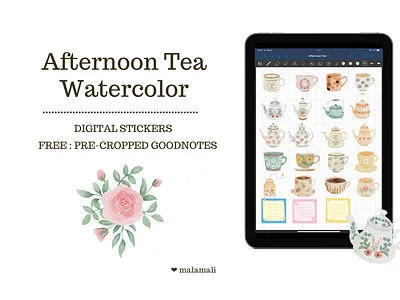Afternoon Tea Watercolor