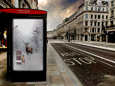 Glenfiddich Whisky 18 Years city bus glenfiddich whisky photoshop