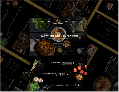 Sapo Gusto branding design ui uiux ux website