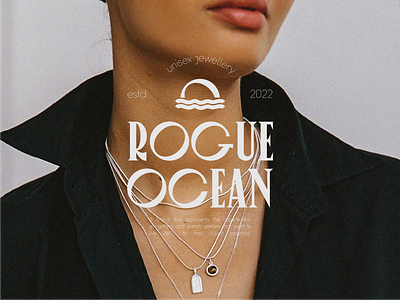 Rogue Ocean - Unisex Jewellery branding illustration jewellery jewellery brand jewellery logo jewellery packaging logo design packaging