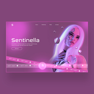 Sentinella design graphic design interface motion graphics nft nft art photography ui ui design uiux user interface ux ux design web design