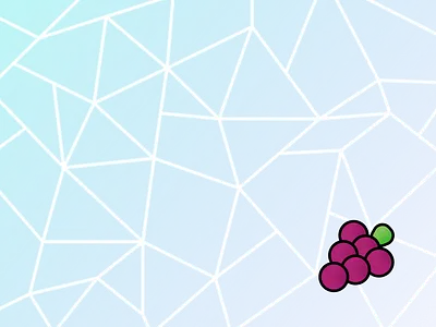 Exploration - Geometric illustration grape illustration