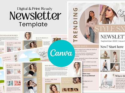 Fashion Newsletter Canva Template canva newsletter canva template creative creative design direct mail direct mail template direct marketing eddm newsletter eddm template email newsletter every door fashion fashion template fashion template flyer newsletter newsletter design newsletter page newsletter template newsltetter template