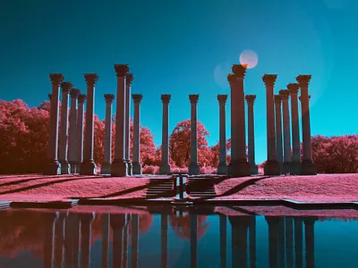 National Capitol Columns DC / IR
