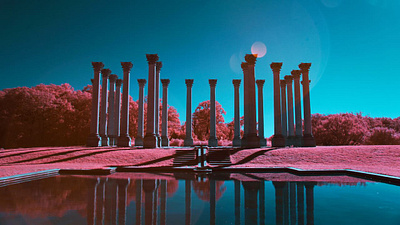 National Capitol Columns DC / IR