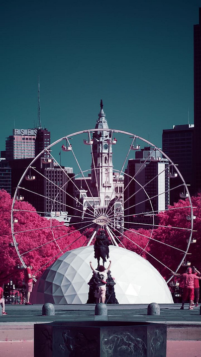 Philadelphia PA / IR infrared photography