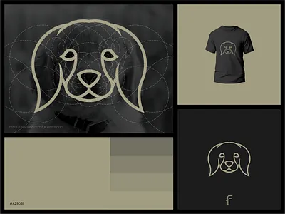 Dogo Logo animals app awesome brand branding circle clean cute design dog grid identity illustration lettering line logo modern pet simple vector