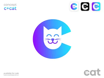 C + Cat - Logo Design - (unused) animal brand brand identity c letter c logo c mark cat art cat drawing cat lady cat logo cat lover dog logo icon logo design logo designer mark modern logo pet pet logo typography
