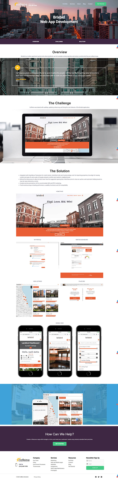 Brixbid Web App Development app branding design graphic design ui ux web app