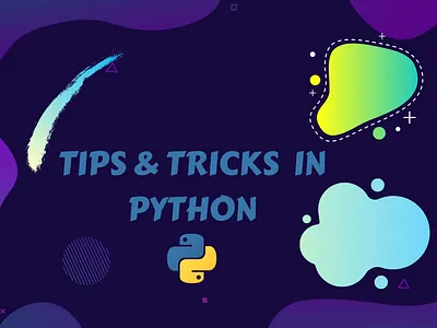 Tips & Tricks In Python coding design illustration logo programming vector