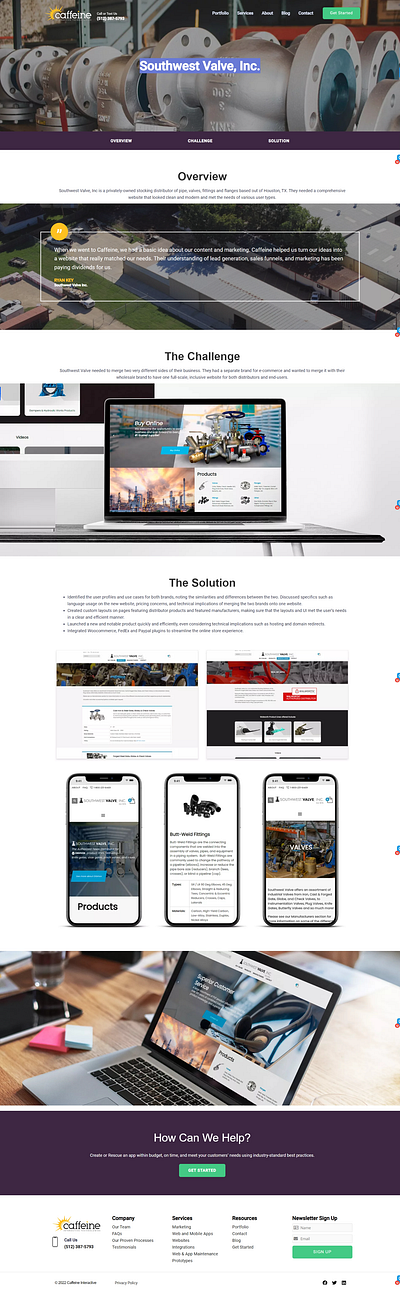 Southwest Valve, Inc. branding ui ux website