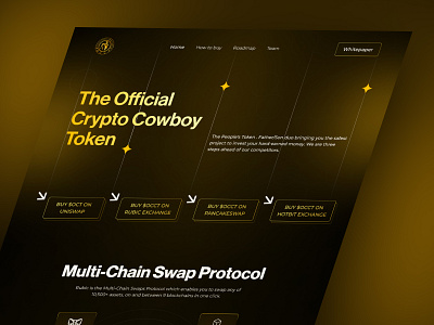 Cryptocurrency Landing Page Redesign app blockchain clean crypto cryptocurrency defi design eth finance hero homepage invesments landing page mordern nft redesign token website ui web website design