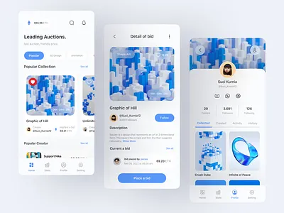 Engevty - NFT Market Mobile App. art artwork business business app collectibles crypto app innovation market marketplace marketplace app mobile app nft app nft art ui ux