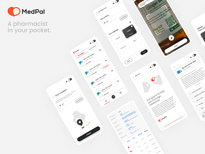 MedPal App app branding design figma graphic design ui ux