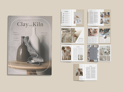 Magazine Layout and Design design graphic design typography