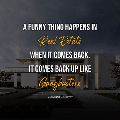 Quotes Post (Real Estate Quotes) branding daily quotes design graphic design illustration quotation quote of the day quotes real estate real estate quotes social media post social media post design ui vector