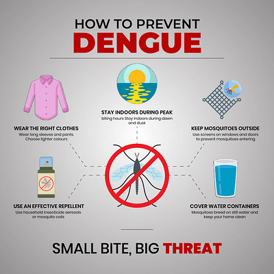 Dengue Prevention Post (Health Social Media Post) branding dengue dengue awareness dengue prevention design graphic design graphic post health post mosquito social media social media design social media post ui vector