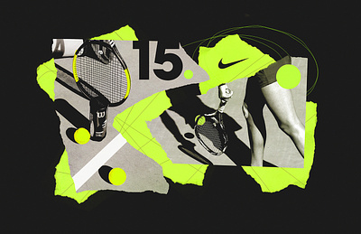 Nike Tennis Collage Concept athlete brand design collage digial collage digital mixed media just do it mixed media nike nike shoes nike sports nike tennis paper racket sports sports tennis tennis ball tennis court tennis racket tennis shoes visual art