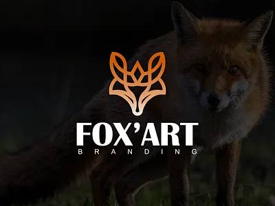 fox'art logo concepts branding design graphic design illustration logo motion graphics typography ui ux vector