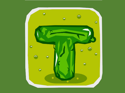 Pickle T ICON logo 3d animation branding graphic design logo motion graphics ui