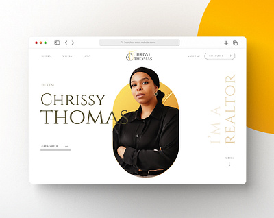 Chrissy Thomas Landing page buy consultant dashbaord design graphic design guiding illustration landing page logo property real estate realtor sell ui web design web desin web ui webdesign website