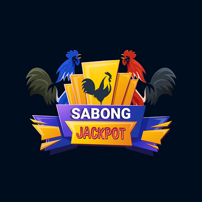 Sabong Jackpot Logo branding casino app logo online casino