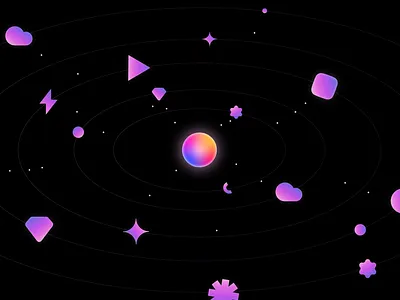 Cloud Storage cloud cloud storage dark elements geometry graphic design illustration space vector vibrant