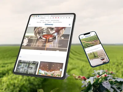 Dự án thiết kế website Coffeerary branding customer design graphic design illustration logo puramu responsive thietkewebsite ui ui design uiux ux design uxui design web design website website design website idea wordpress wordpress website