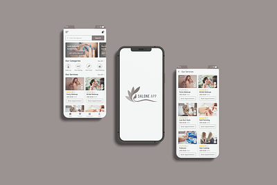 Salon Booking App app design app design uiux beauty app beauty parlor app booking app mobile app mobile application salon app salon booking app uiux design