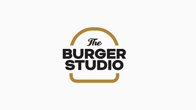 The Burger Studio branding burger logo burger restaurant design local restaurant logo logo minimal brand minimal logo restaurant logo