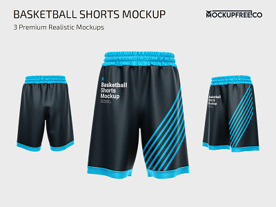 Basketball Shorts Mockup apparel basketball cloth clothing mock up mockup mockups photoshop premium psd short shorts template templates