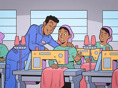 Harassment at the workplace charcter design clip studio paint comic book comicbook illustration line art lineart photoshop