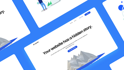 Druplet - Saas Landing Page design landingpage ui webdesign webflow