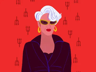5/30 Female fashion trendy portrait of Meryl Streep adobe illustrator art character cute design devil wears prada fashion female illustration illustrator meryl streep portrait tatiana vovchek illustrations vector woman